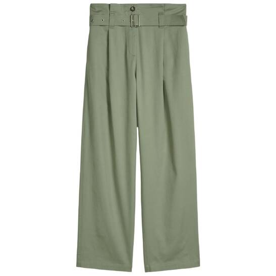 Paperbag-pants straight