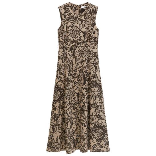 ärmelloses kleid fitted