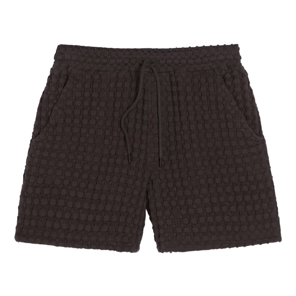 Nearly Black Porto Waffelshorts