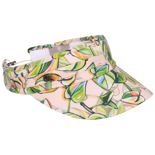 Visor mit Blättermuster