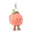 Amuseables Peach Taschenanhänger