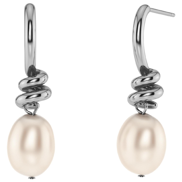 Ohrringe Swivel Pearl S Silver