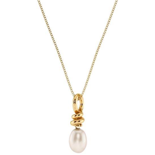 Kette Swivel Pearl S Gold