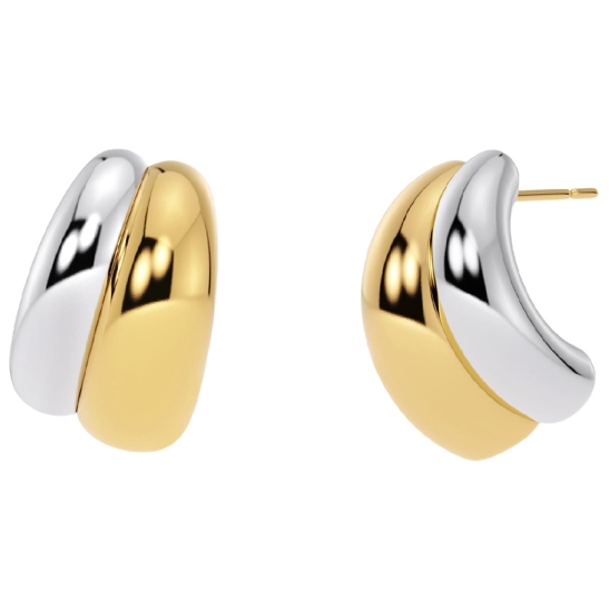 Ohrringe Furo Duo Studs Silver/Gold