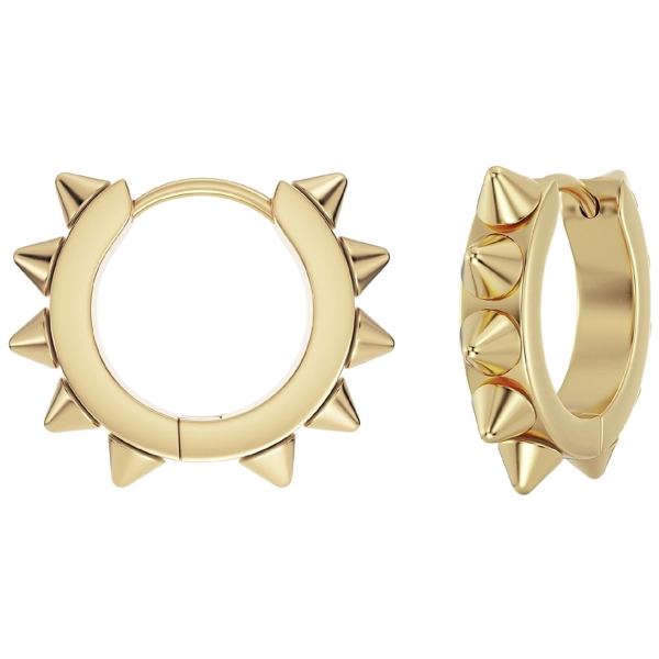 Ohrringe Peak Hoops L Gold