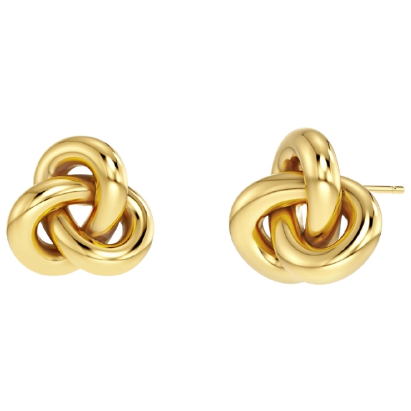 Ohrringe Infinity Knot Studs S Gold
