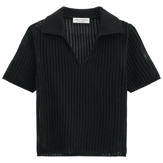 Ajour-strickpolo regular