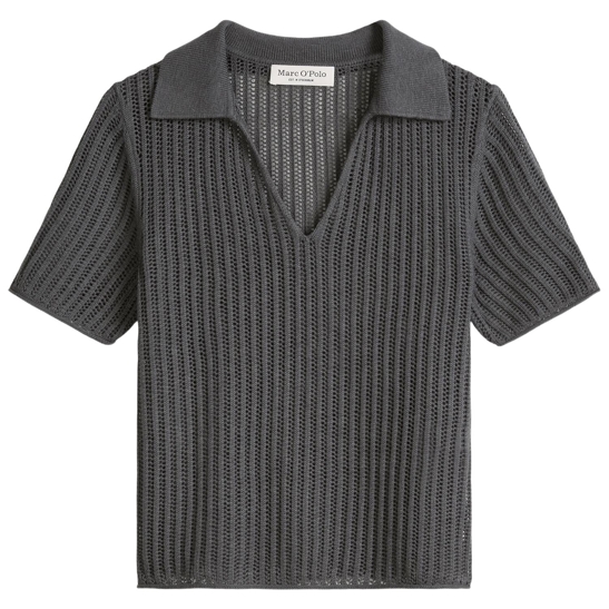 Ajour-strickpolo regular