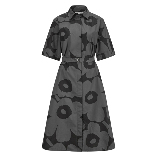 Hemdblusenkleid mit floralem Print