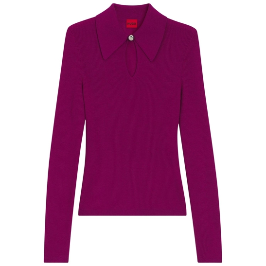 Pullover mit Polokragen