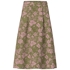 Midirock mit floralem Print