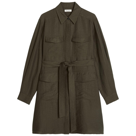 Kleid im safari-stil flared