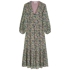 Print-kleid flared