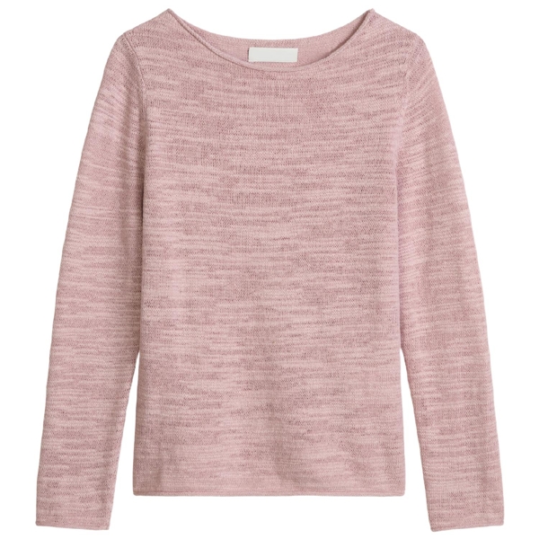 Slub-pullover slim