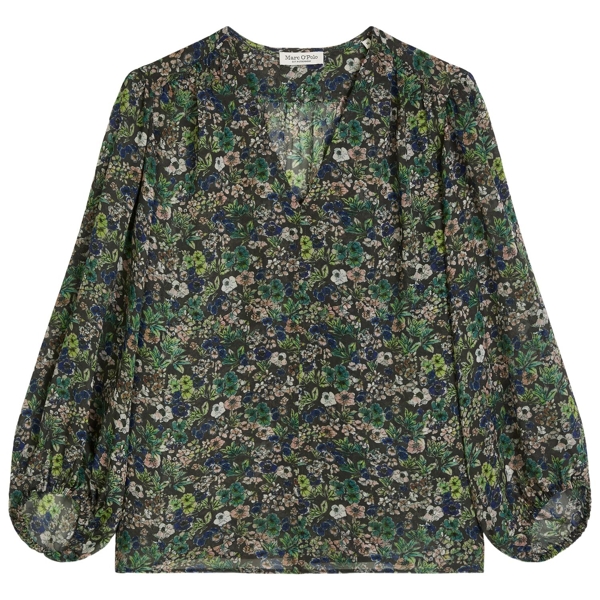 Print-bluse relaxed