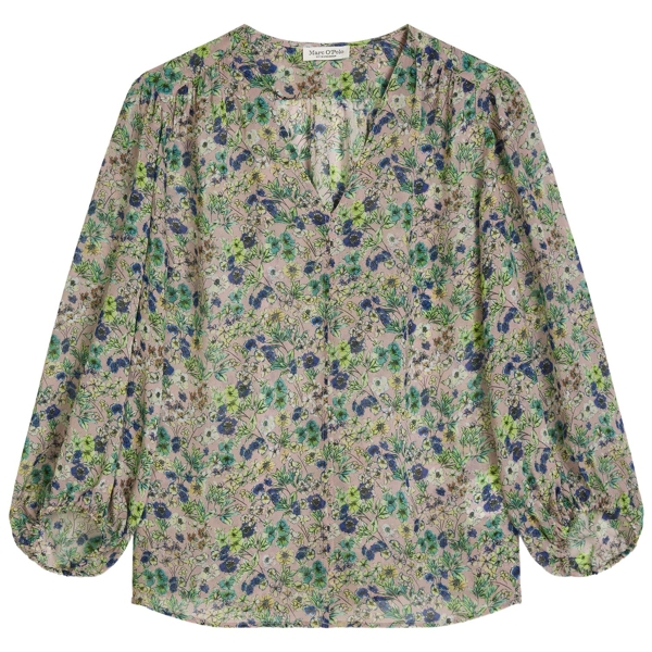 Print-bluse relaxed