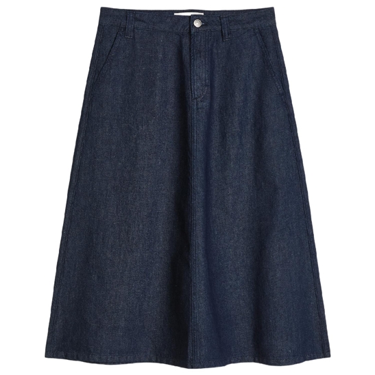 Ausgestellter jeansrock