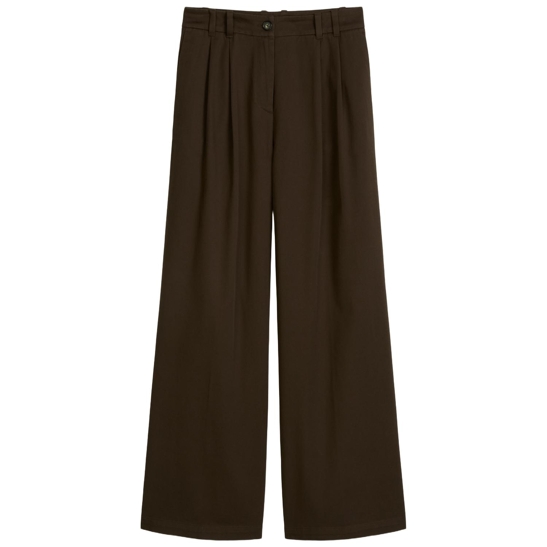 Weite bundfaltenhose
