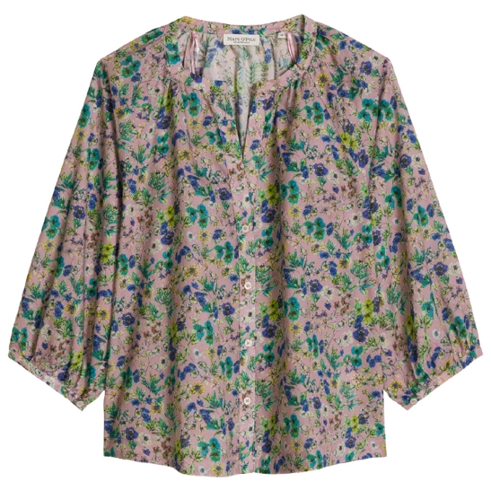 Print-bluse relaxed