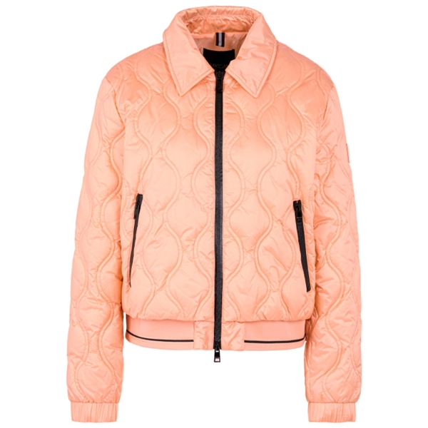 Steppjacke mit kontrastdetails