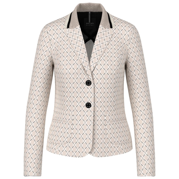 Bedruckter blazer aus scubajersey