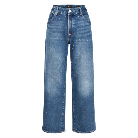 Jeans mit Strass-Details