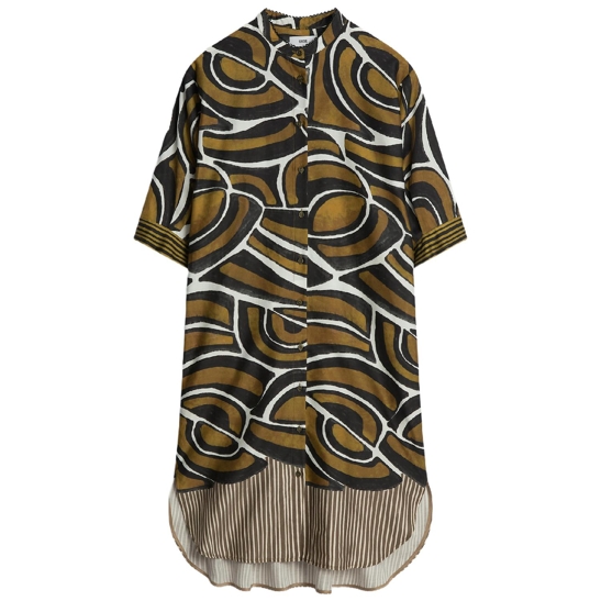 Longbluse mit Print
