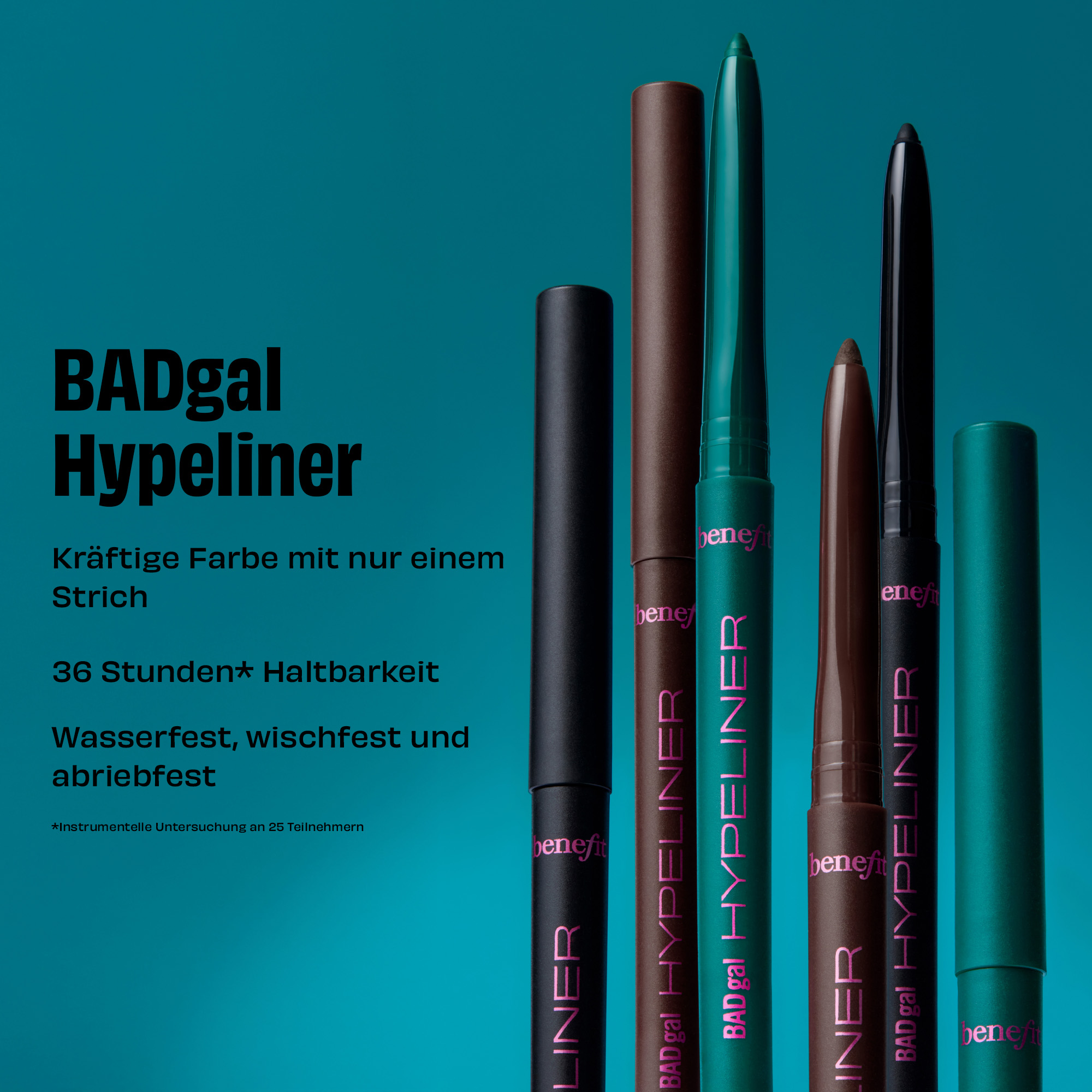 BADgal Hypeliner - wasserfester Gel-Eyeliner mit 36-Stunden-Halt