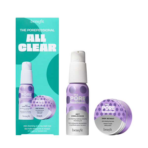 The POREfessional All Clear – Cleansing Oil & Clay Mask Duo Set