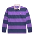 Big-Fit Jersey-Rugbyhemd mit Streifen