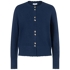 Strickjacke mit zierkante