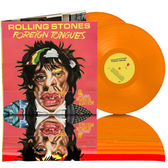 The Rolling Stones Foreign Tongues Ltd. Munich Orange LP