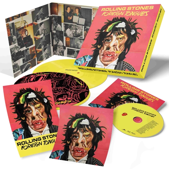 The Rolling Stones - Foreign Tongues Yellow LP + Blu-Ray Boxset