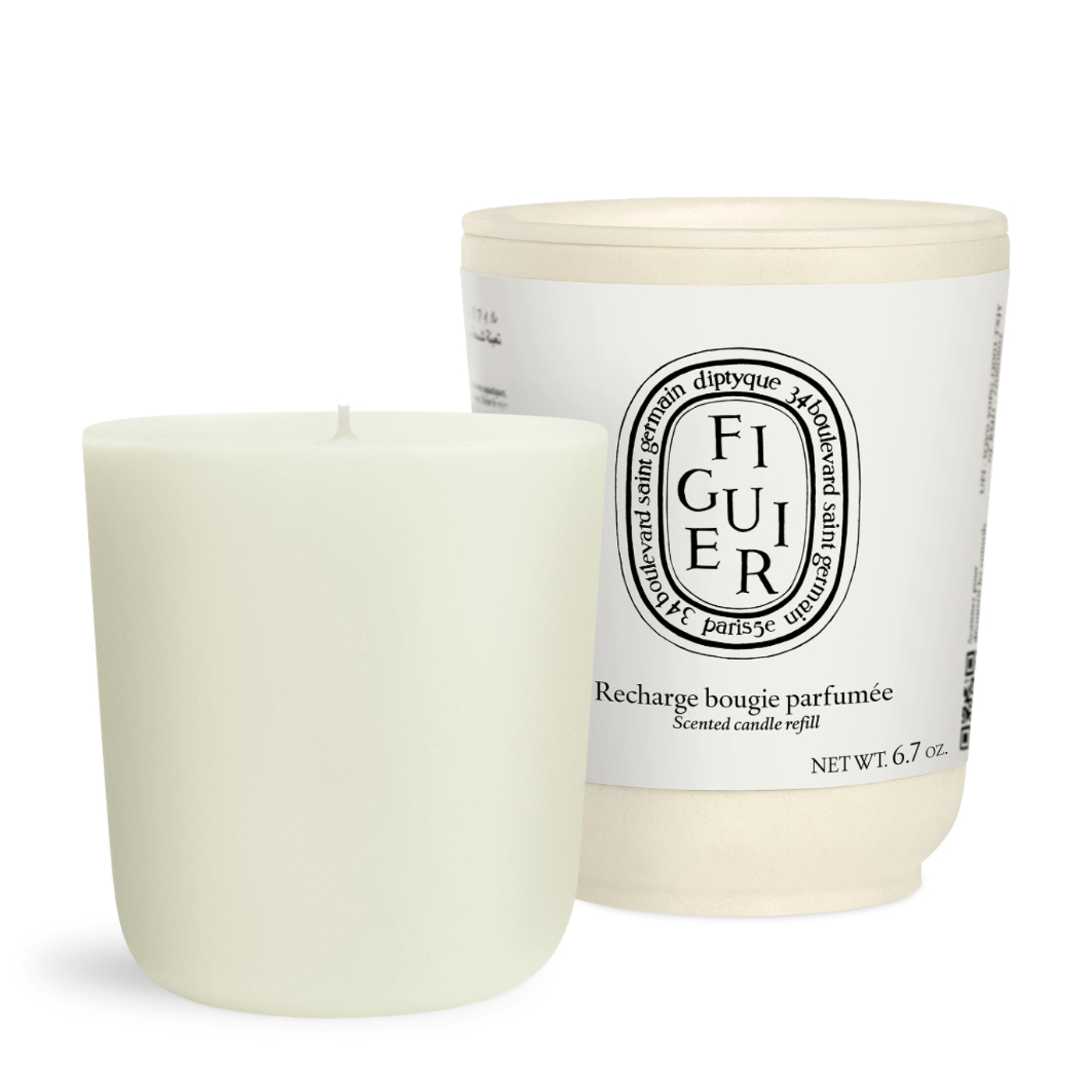 Figuier (Feigenbaum) Klassische Kerze Nachfüllung - 190g von DIPTYQUE
